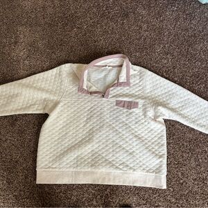 Quilted women’s sweatshirt